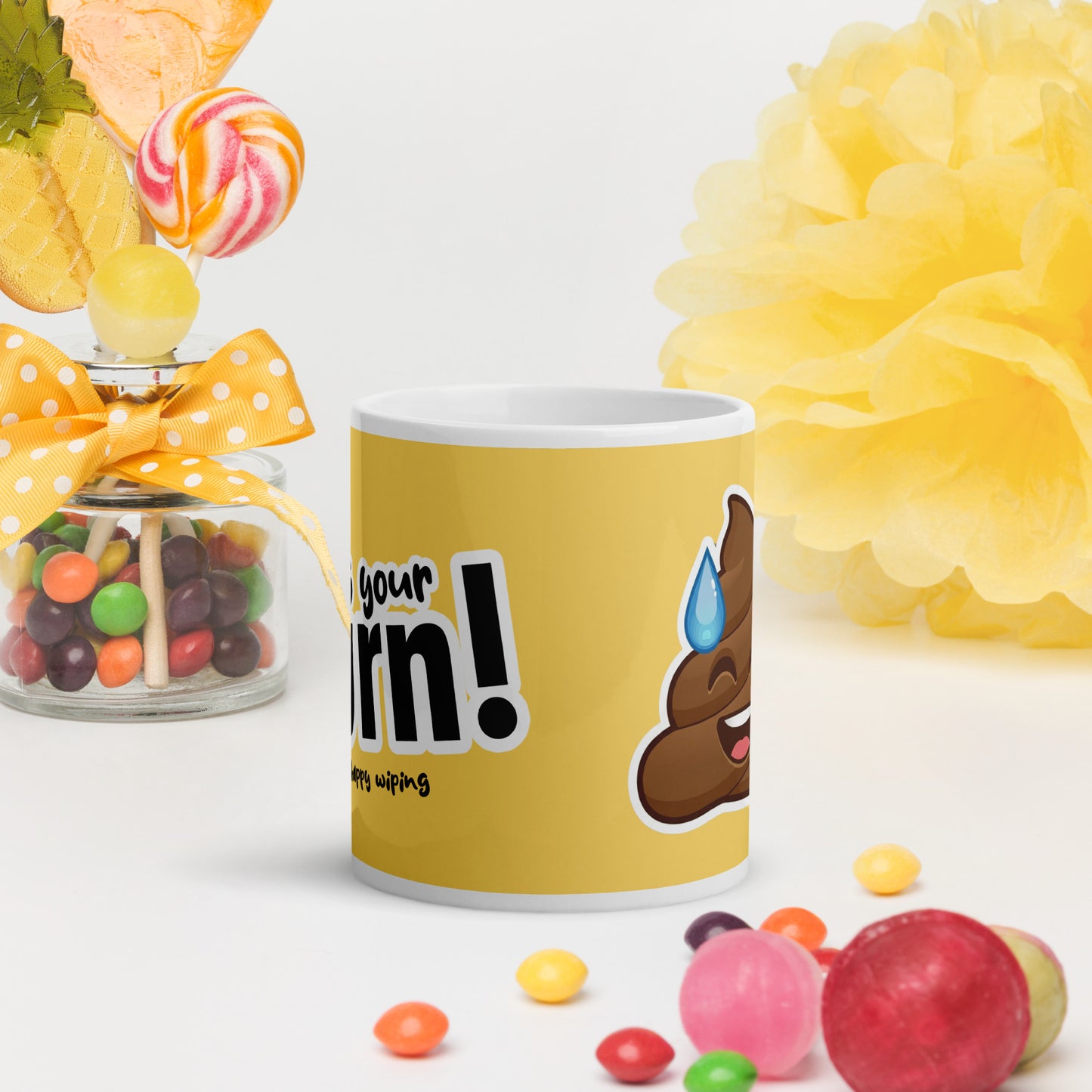 'IT'S YOUR TURN' - The ideal reminder that it's their turn to clean up the mess!